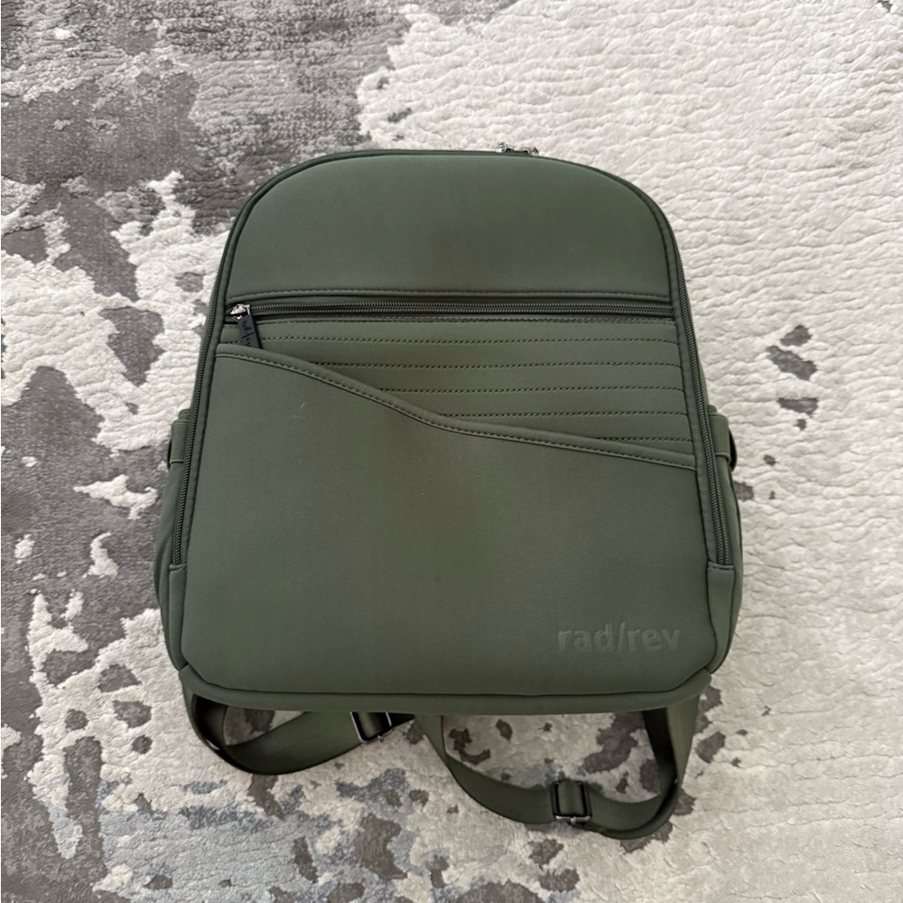 Radrev Neoprene Backpack in Evergreen